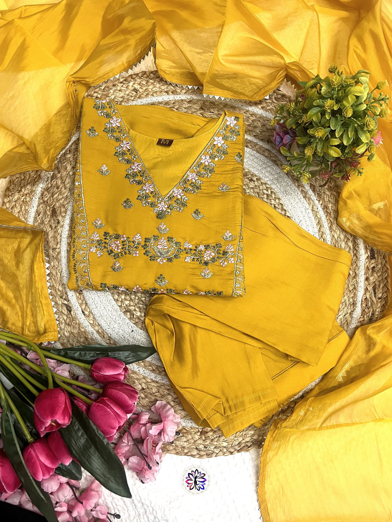 KF 5102 Kalaai Chanderi Silk Kurti With Bottom Dupatta Orders In India
